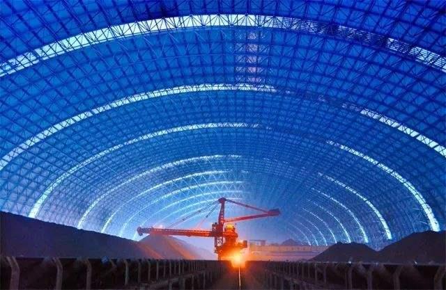 沙坪坝亿优钢构工程师为您解析原料场封闭技术的特点和类型